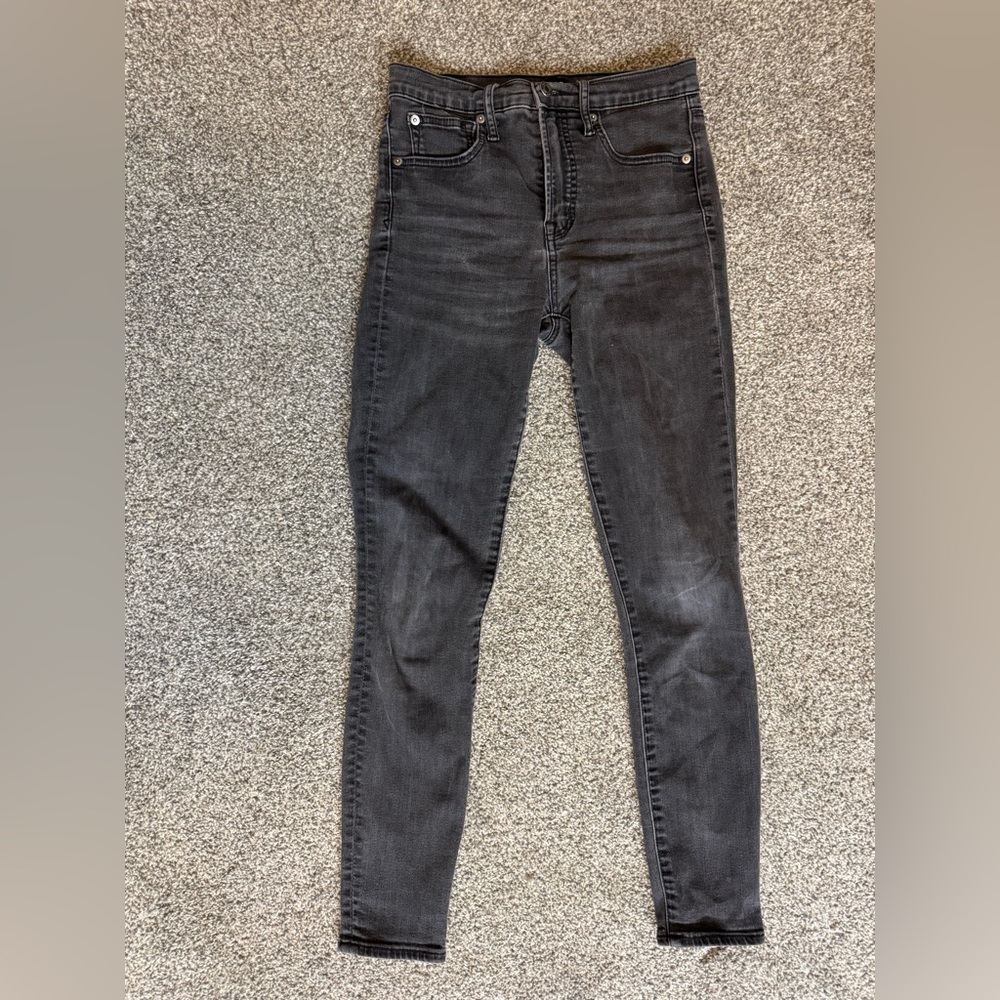 Gap Washed Black Skinny Denim Jeans